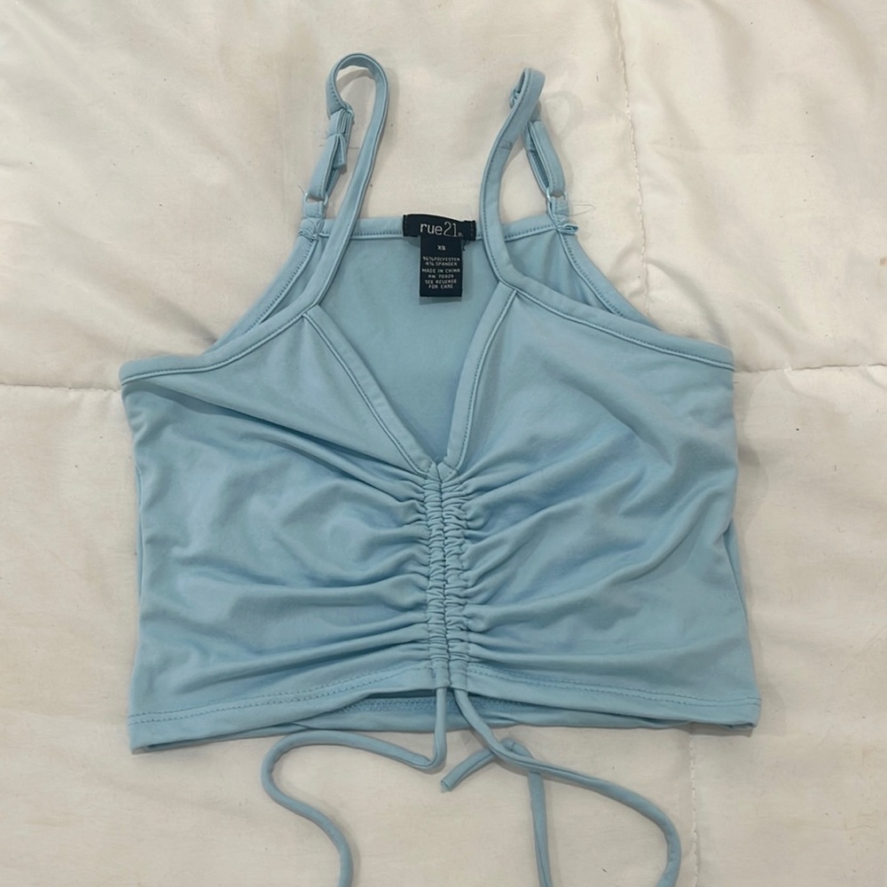 Blue crop top, XS, Rue 21
